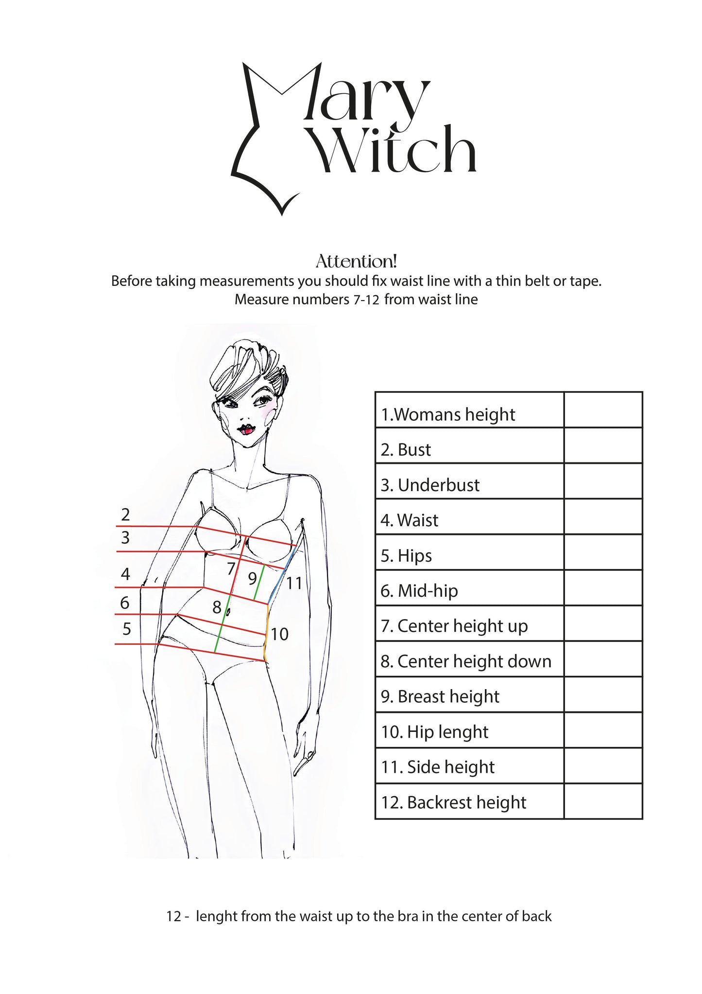 Black mesh underbust сorset with busk, 4 stocking holders and glass bead fringe