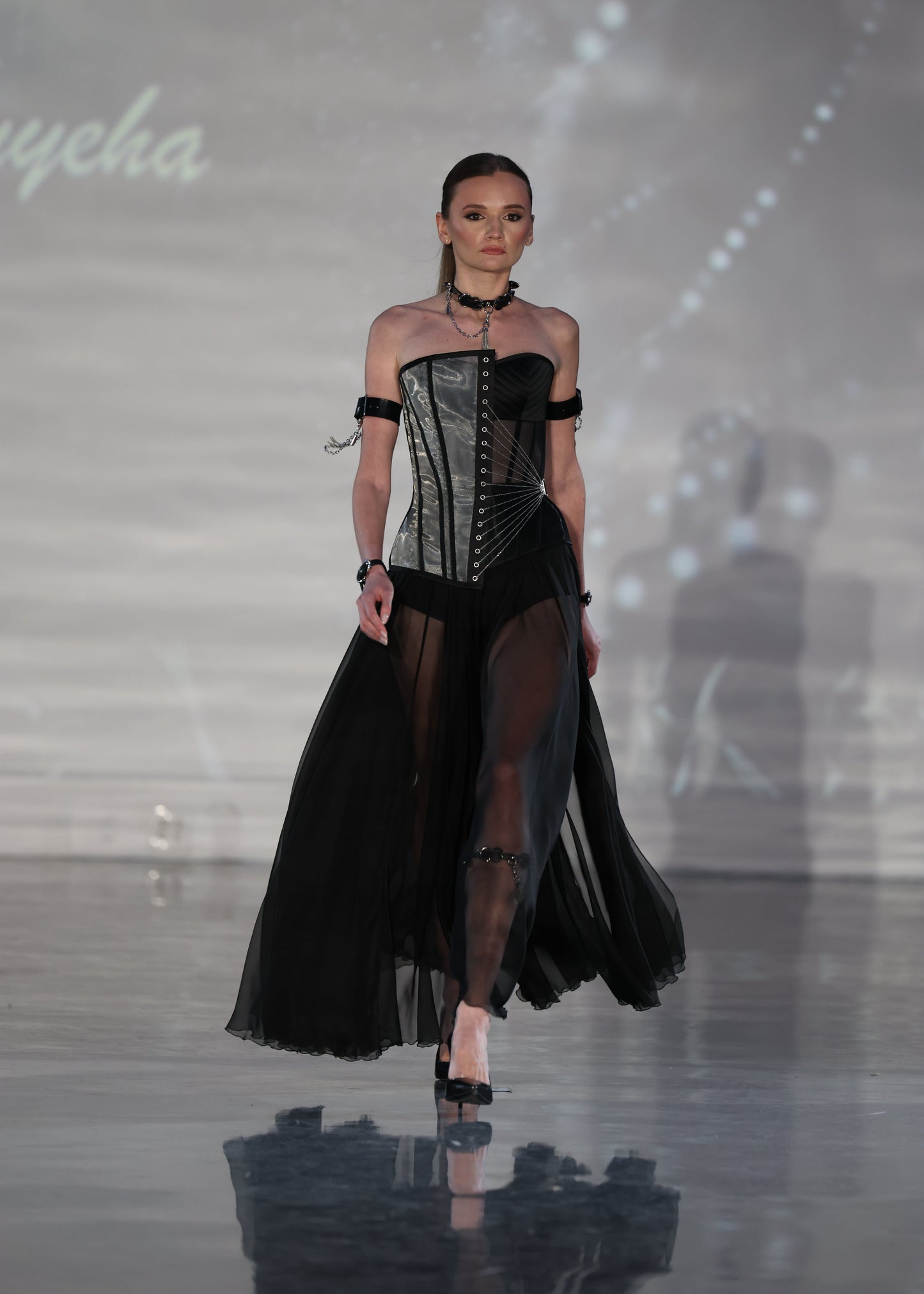 Silver Chain Corset