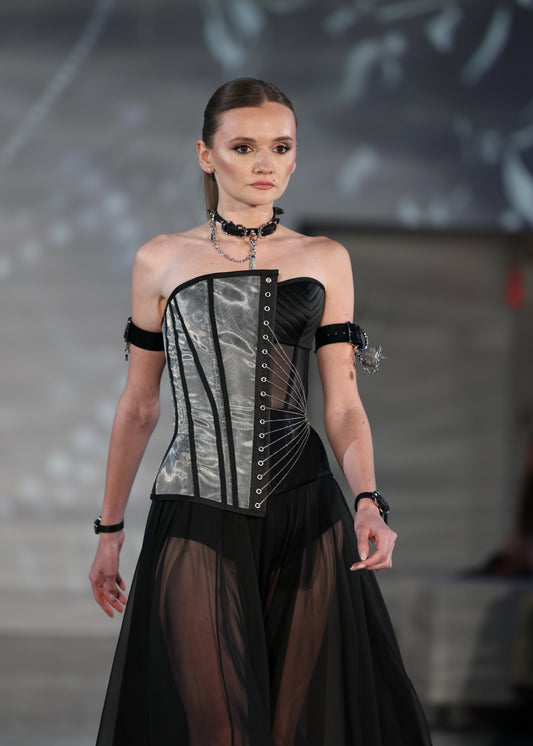 Silver Chain Corset