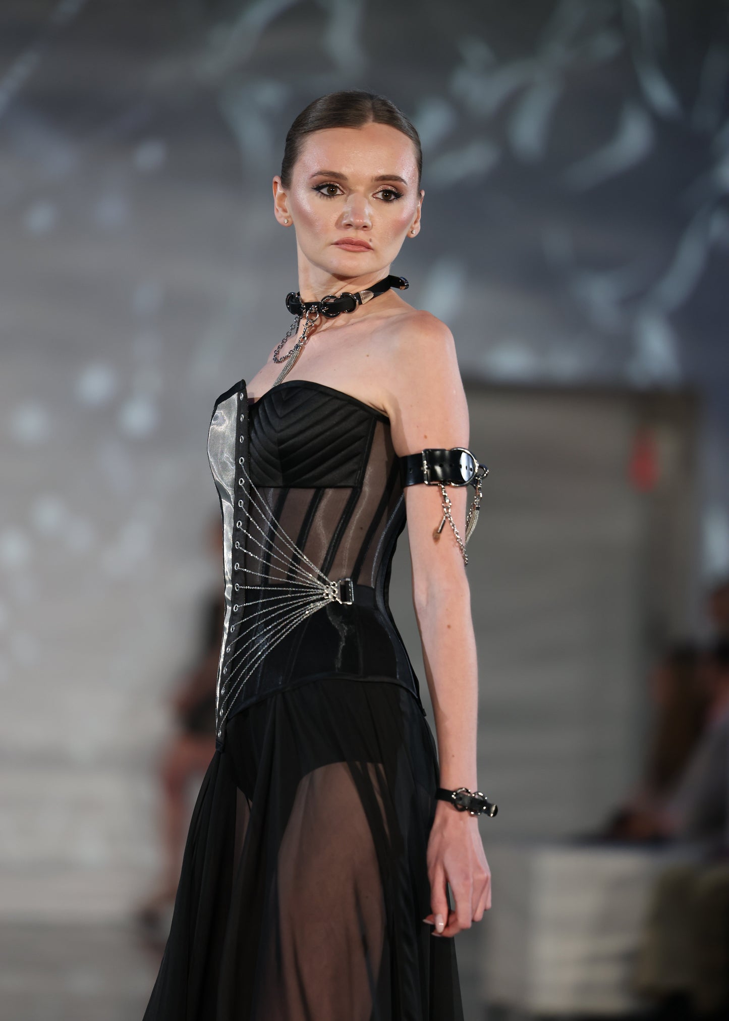 Silver Chain Corset